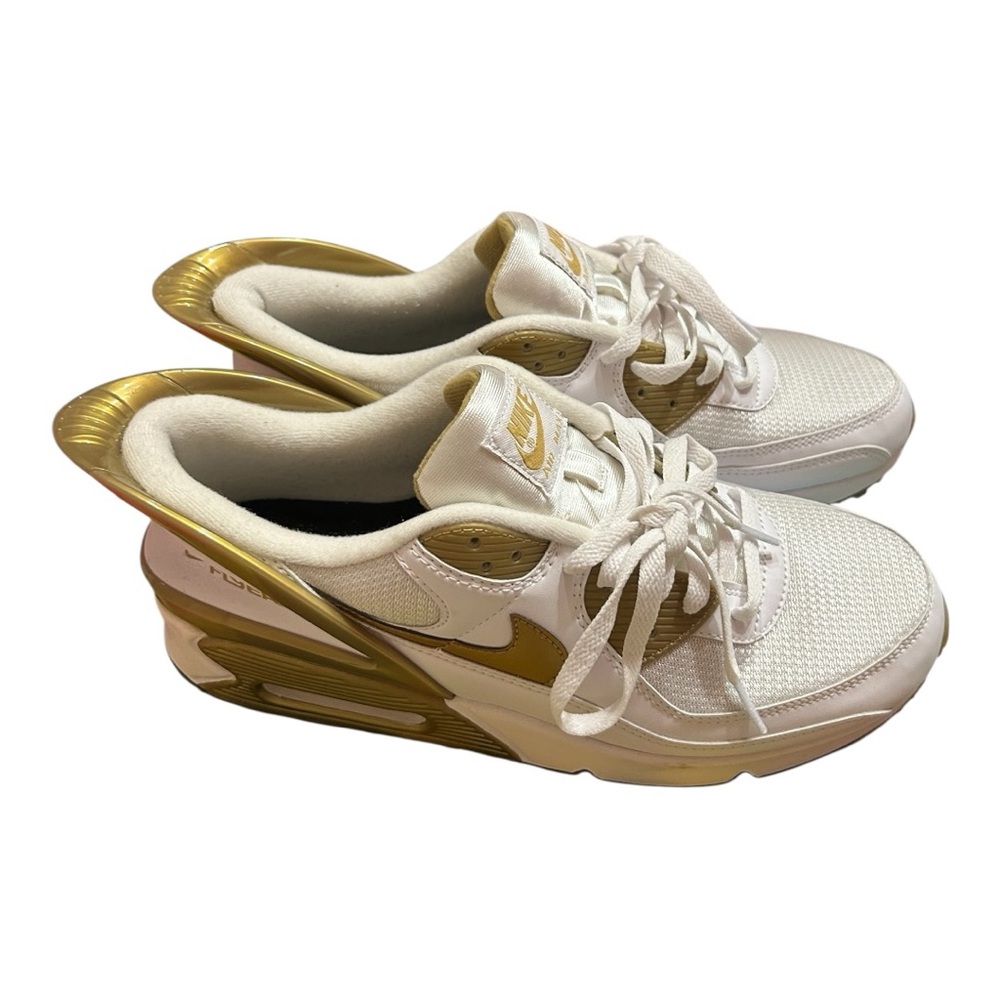 NEW Nike Air Max 90 FlyEase White Gold Shoes size 12